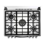 ESTUFA CON HORNO 30" CON 5 QUEMADORES SMART MONTECARLO